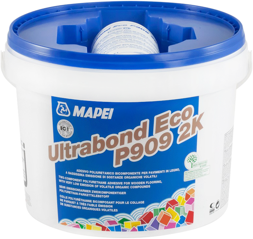 Mapei Ultrabond Eco P909 2K двухкомпонентный клей для всех видов паркета