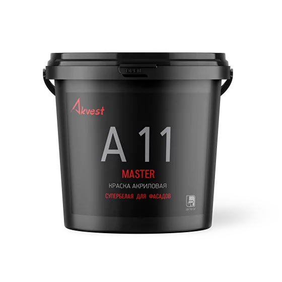 Аквест А-11 MASTER - КРАСКА АКРИЛОВАЯ СУПЕРБЕЛАЯ ДЛЯ ФАСАДОВ