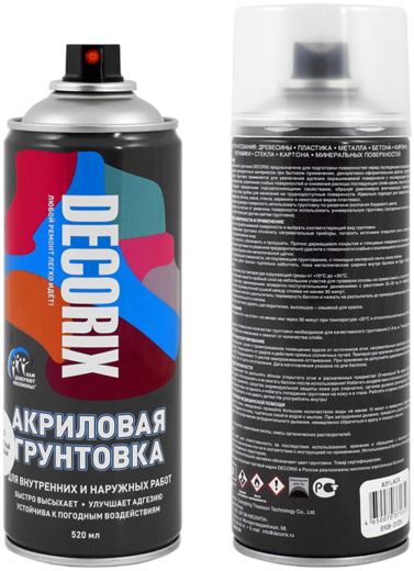 Decorix грунтовка акриловая для внутренних и наружных работ