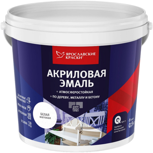 Ярославские Краски акриловая эмаль