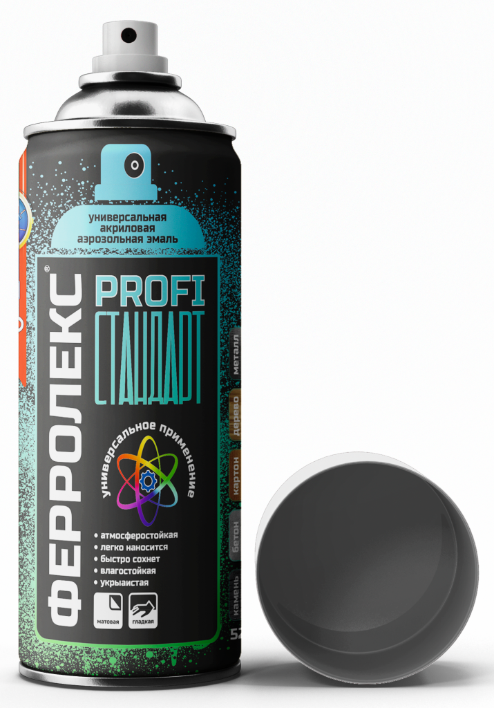 Ферролекс PROFI «Стандарт» (универсальная акриловая матовая аэрозольная эмаль)