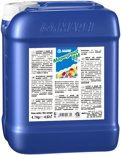 Mapei Mapegrout BM двухкомпонентный цементный состав с низким модулем упругости