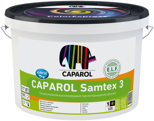 Caparol Samtex 3 E.L.F. глубокоматовая стойкая к мытью латексная краска