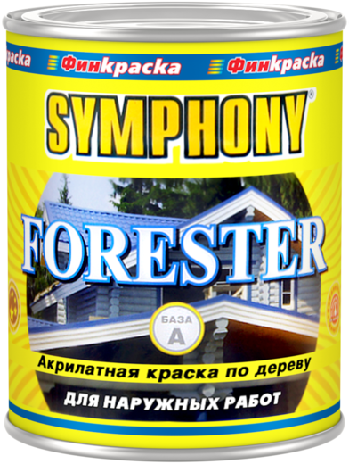 Финкраска Симфония Forester акрилатная краска по дереву Финкраска Симфония Forester акрилатная краска по дереву