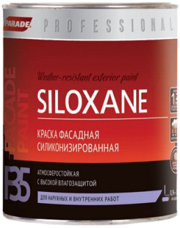 Parade Professional F35 Siloxane краска фасадная силиконизированная