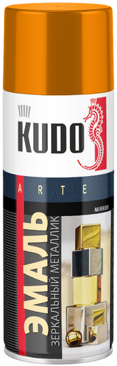 Kudo Arte Mirror Finish эмаль универсальная зеркальный металлик
