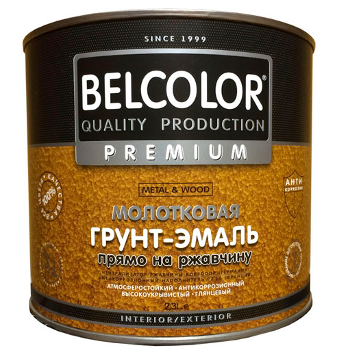 Belcolor Premium АУ-1356 Premium Metal & Wood грунт-эмаль по ржавчине молотковая
