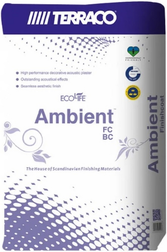 Terraco Ambient FC DP базовый штукатурный состав для звукопоглощающих систем