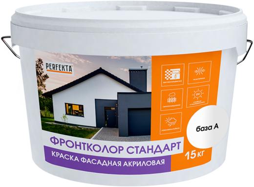 Perfekta Фронтколор Стандарт краска фасадная акриловая Perfekta Фронтколор Стандарт краска фасадная акриловая