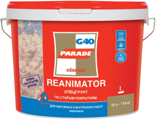 Parade G40 Reanimator спецгрунт по старым покрытиям