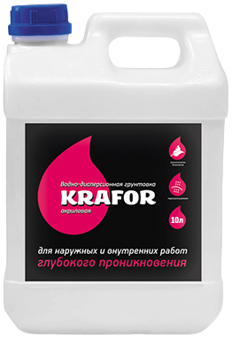 Крафор грунтовка акриловая глубокого проникновения