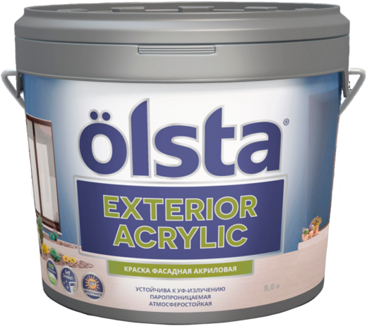 Olsta Exterior Acrylic краска фасадная акриловая Olsta Exterior Acrylic краска фасадная акриловая