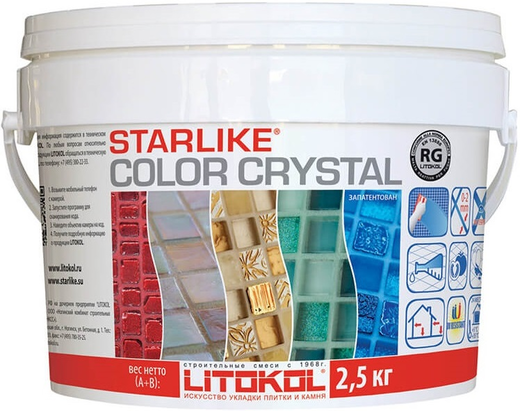 Литокол Starlike Color Crystal эпоксидная затирочная смесь