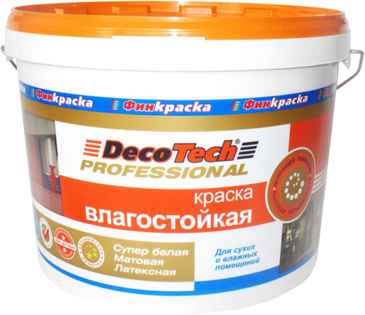 Decotech Professional краска влагостойкая латексная Decotech Professional краска влагостойкая латексная недорого с доставкой