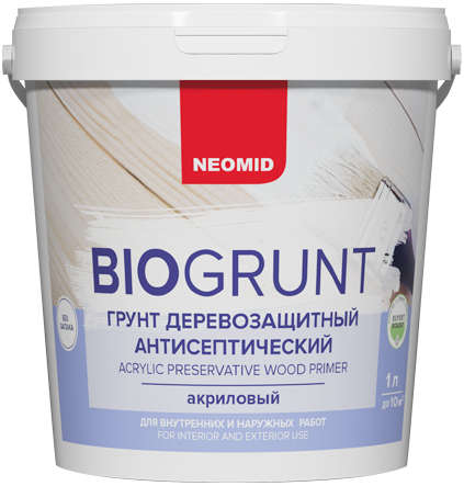 Неомид Bio грунт деревозащитный универсальный акриловый