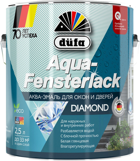 Dufa Aqua-Fensterlack аква-эмаль для окон Dufa Aqua-Fensterlack аква-эмаль для окон