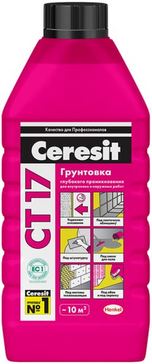 Ceresit CT 17 грунтовка глубокого проникновения Ceresit CT 17 грунтовка глубокого проникновения
