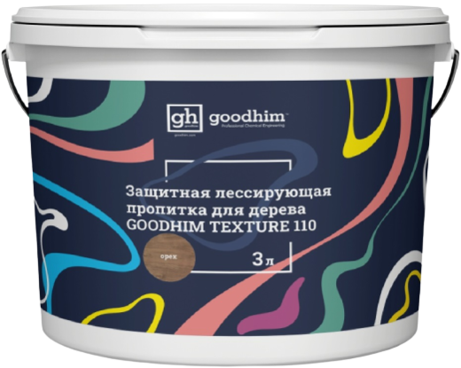 Goodhim Texture 110 защитная лессирующая пропитка для дерева Goodhim Texture 110 защитная лессирующая пропитка для дерева