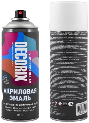 Decorix эмаль универсальная акриловая Decorix эмаль универсальная акриловая недорого с доставкой
