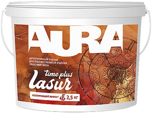 Аура Lasur Time Plus декоративный состав для художественной отделки Аура Lasur Time Plus декоративный состав для художественной отделки недорого с доставкой