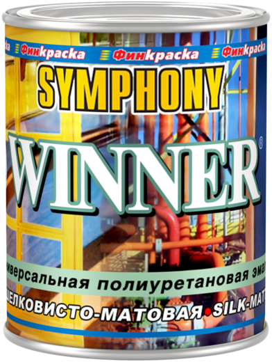 Финкраска Симфония Winner универсальная полиуретановая антикоррозионная эмаль Финкраска Симфония Winner универсальная полиуретановая антикоррозионная эмаль недорого с доставкой