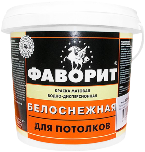 Фаворит ВД-АК-20 П краска водно-дисперсионная для потолков Фаворит ВД-АК-20 П краска водно-дисперсионная для потолков