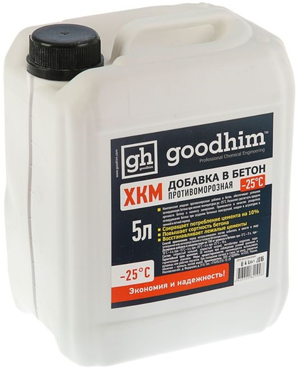 Goodhim Frost ХКМ добавка в бетон противоморозная Goodhim Frost ХКМ добавка в бетон противоморозная