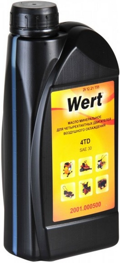 Wert 4TD SAE 30 масло минеральное