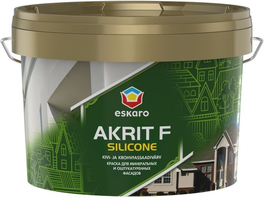 Eskaro Akrit F Silicone краска для минеральных и оштукатуренных фасадов Eskaro Akrit F Silicone краска для минеральных и оштукатуренных фасадов
