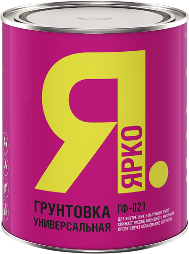 Ярко ГФ-021 грунтовка по дереву и металлу