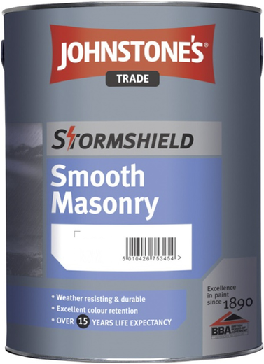 Johnstones Stormshield Smooth Masonry акриловая матовая фасадная краска