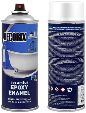 Decorix Ceramics Epoxy Enamel эмаль эпоксидная для ванн и керамики