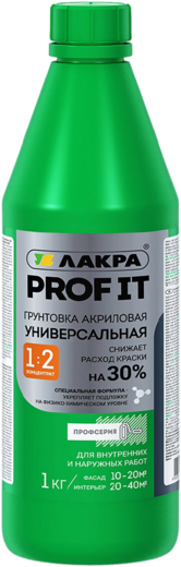 Лакра Prof It грунтовка акриловая универсальная концентрат