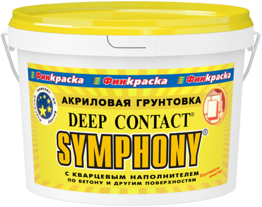 Финкраска Симфония Deep Contact акриловая грунтовка с кварцевым наполнителем