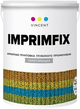 Vincent Imprimfix акрилатная грунтовка укрепляющая глубокого проникновения Vincent Imprimfix акрилатная грунтовка укрепляющая глубокого проникновения
