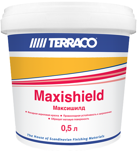 Terraco Maxishield краска акриловая для фасадных работ
