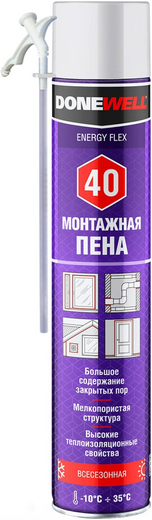 Donewell Energy Flex 40 пена монтажная бытовая всесезонная