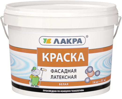Лакра краска фасадная латексная Лакра краска фасадная латексная недорого с доставкой