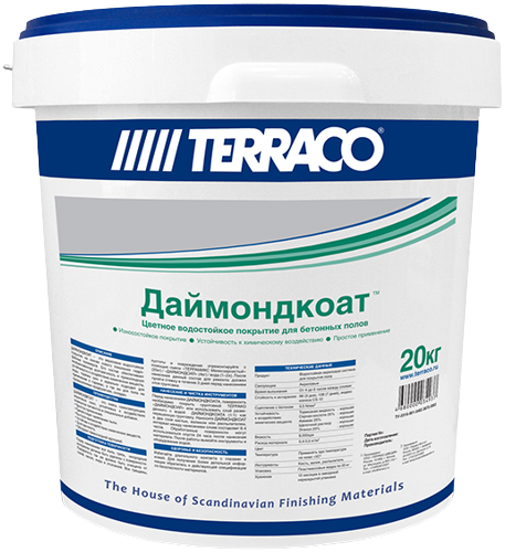 Terraco Diamondcoat покрытие цветное водостойкое Terraco Diamondcoat покрытие цветное водостойкое