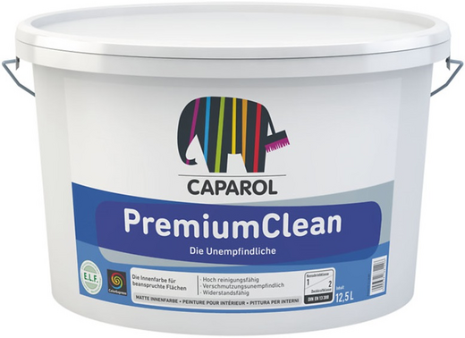 Caparol Premiumclean краска для нанесения высокоустойчивых к чистке покрытий