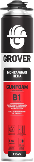 Grover Gunfoam B 1 пена монтажная профессиональная всесезонная