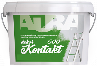 Аура Dekor Kontakt 500 адгезионный грунт под декоративные материалы