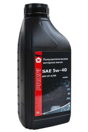 Полусинтетическое моторное масло SAE 5w-40 API CF-4/SG