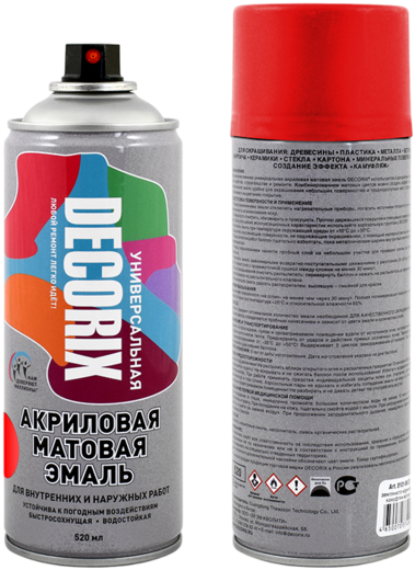 Decorix эмаль универсальная акриловая матовая Decorix эмаль универсальная акриловая матовая недорого с доставкой