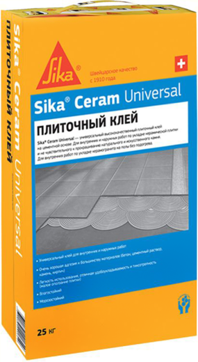 Sika Sikaceram Universal высококачественный цементный плиточный клей
