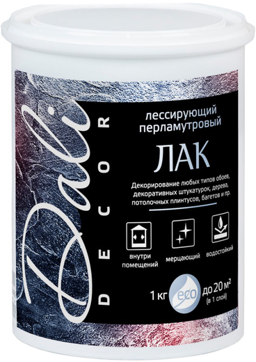 Dali Decor лак лессирующий перламутровый Dali Decor лак лессирующий перламутровый
