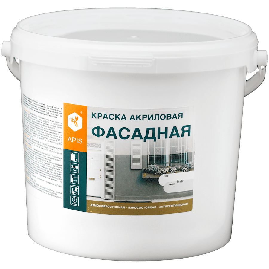 Краска акриловая APIS фасадная