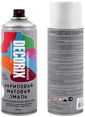 Decorix эмаль универсальная акриловая матовая Decorix эмаль универсальная акриловая матовая недорого с доставкой
