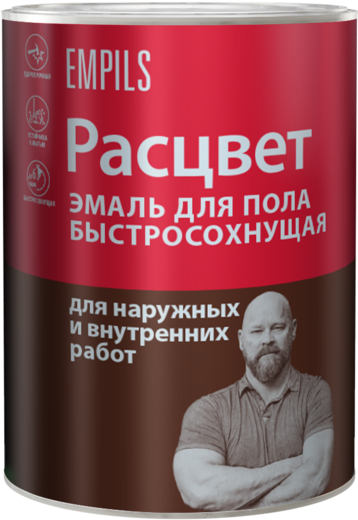 Расцвет эмаль для пола быстросохнущая Расцвет эмаль для пола быстросохнущая