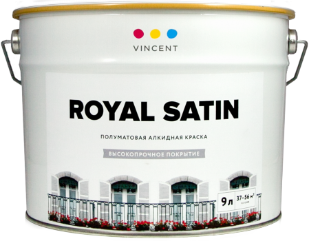 Vincent Royal Satin алкидная краска Vincent Royal Satin алкидная краска